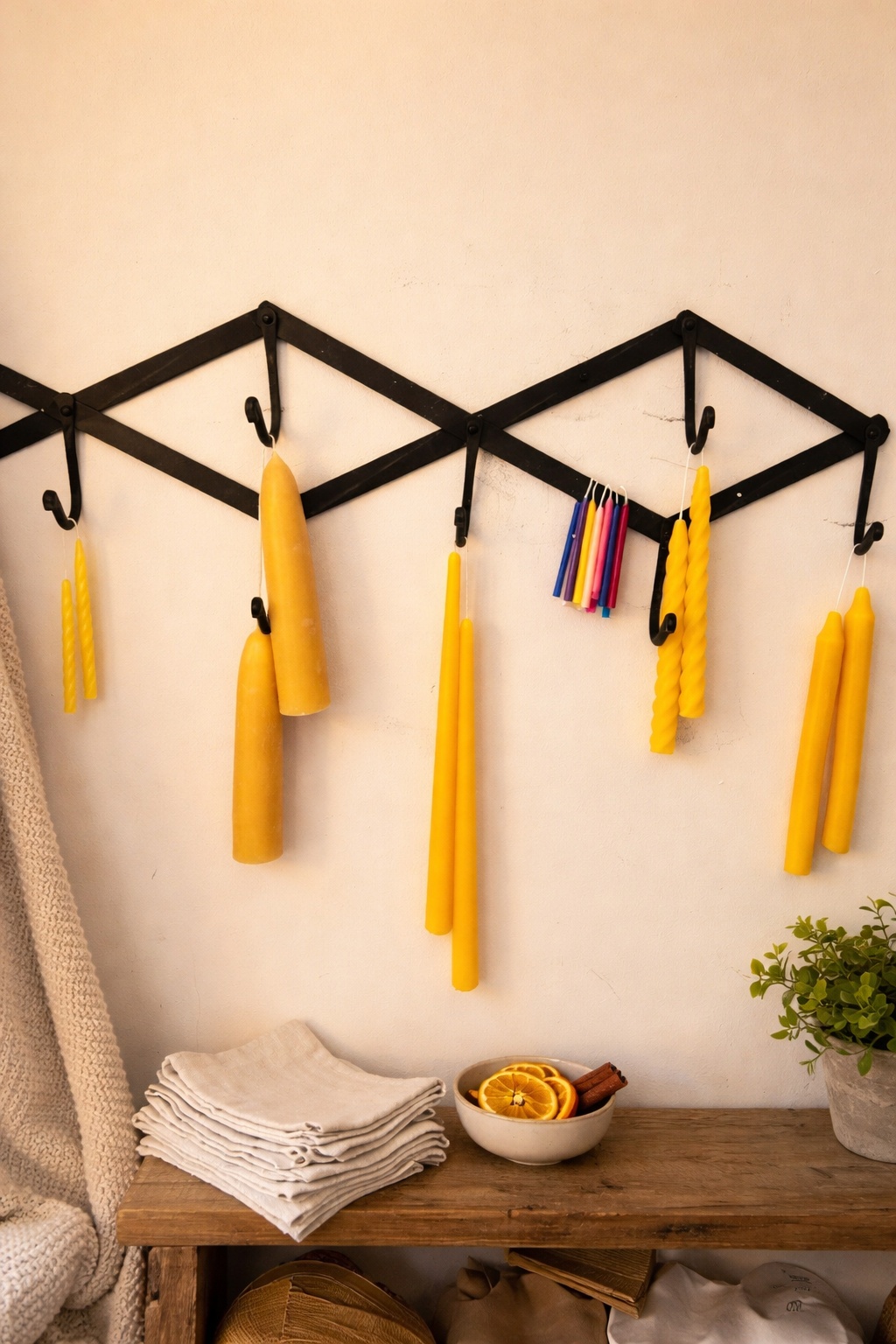 12" Pure Canadian Beeswax Taper Wholesale only Bulk buy