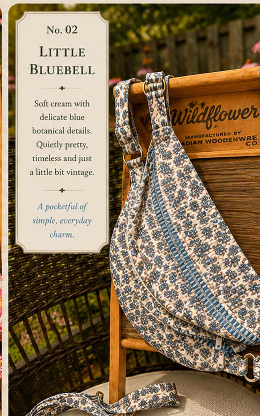 Wildflower Pocketful Bag