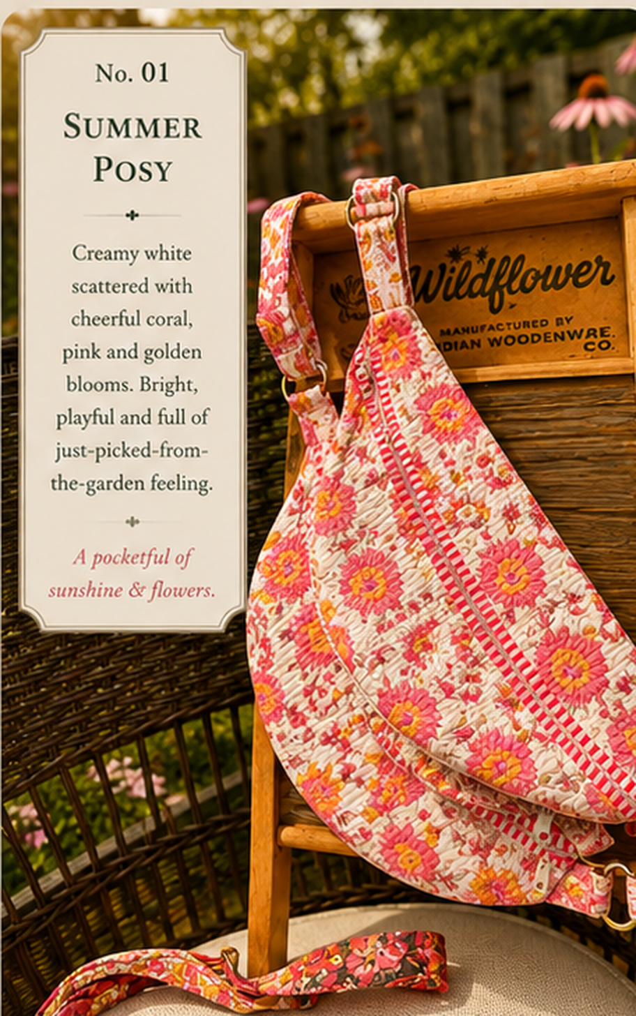 Wildflower Pocketful Bag
