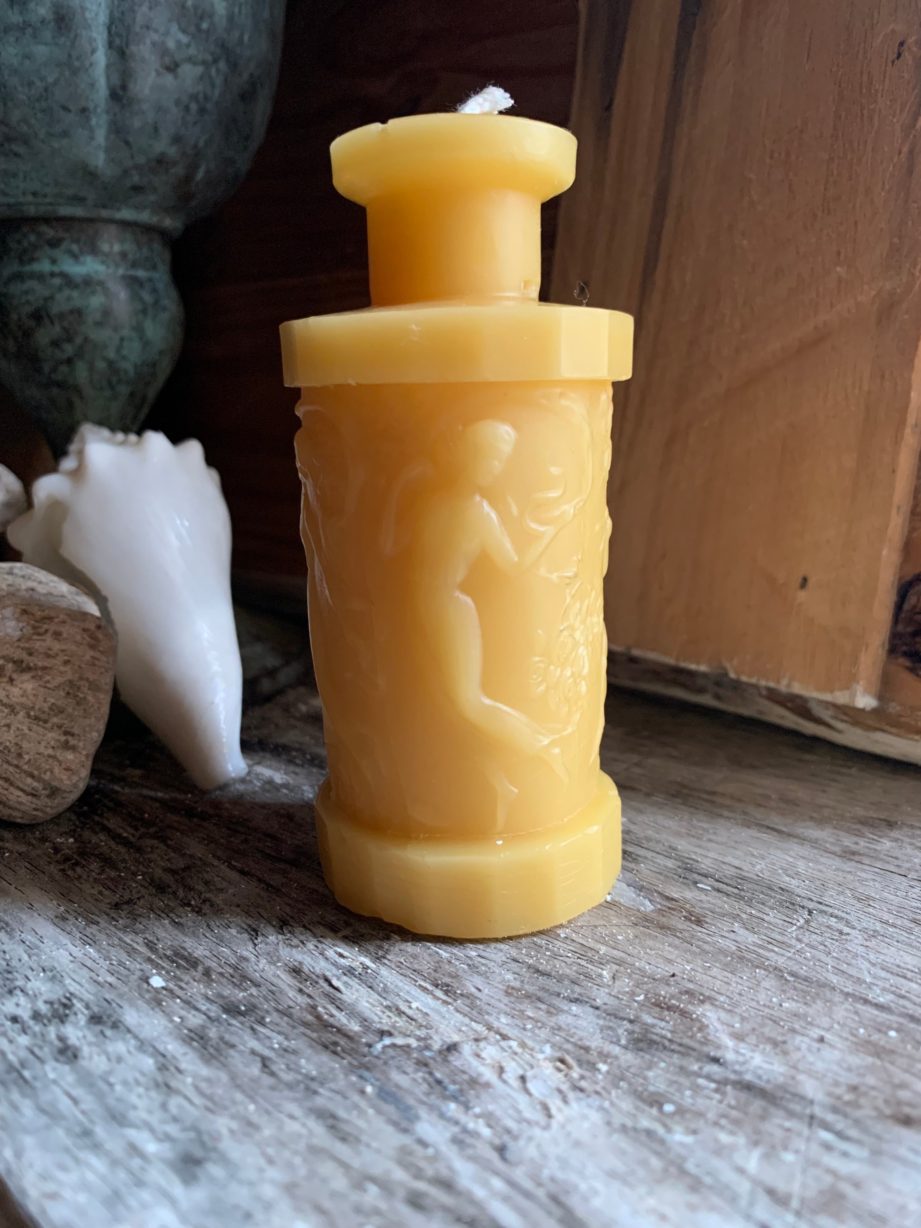 Faunus, the god of Nature Beeswax Candle - Pioneer Spirit