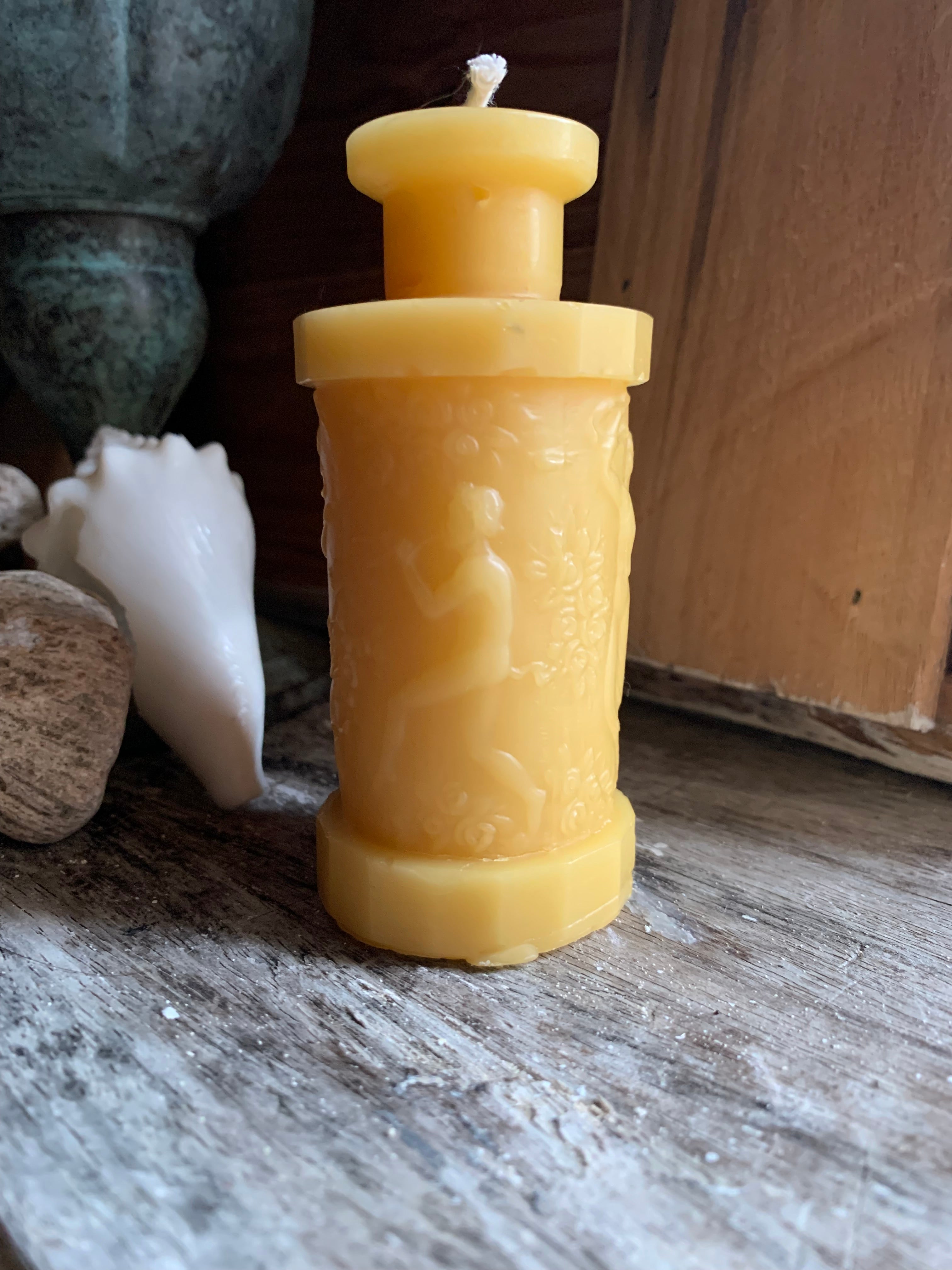 Faunus, the god of Nature Beeswax Candle - Pioneer Spirit
