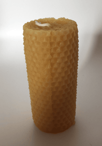 Honeycomb Pillar Candle - Pioneer Spirit