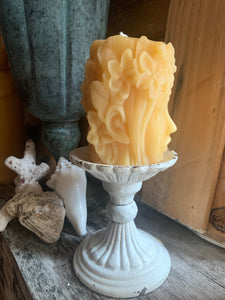 Mermaid Pillar Beeswax Candle - Pioneer Spirit