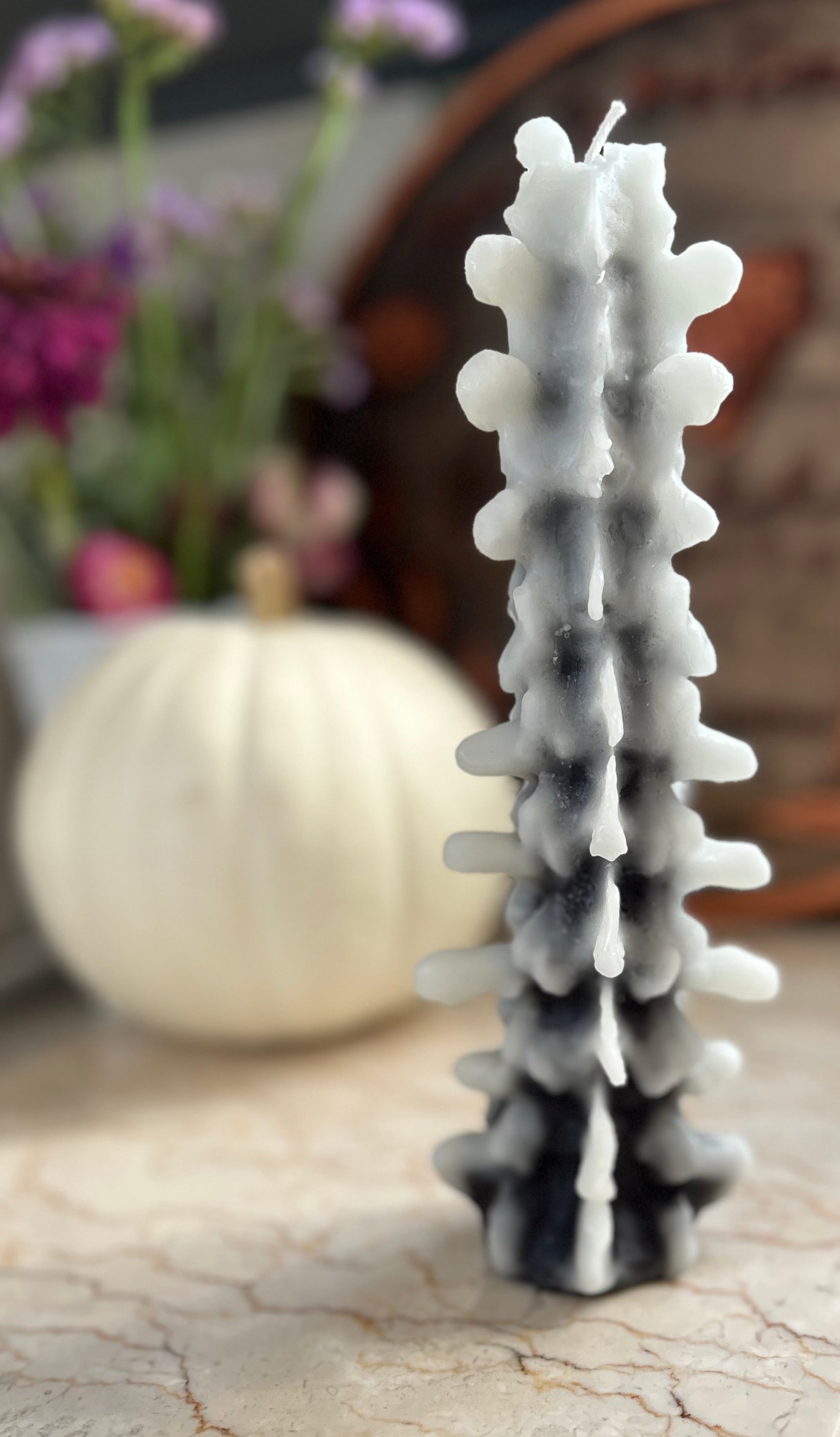 Pure Beeswax Human Spine Candle - Pioneer Spirit
