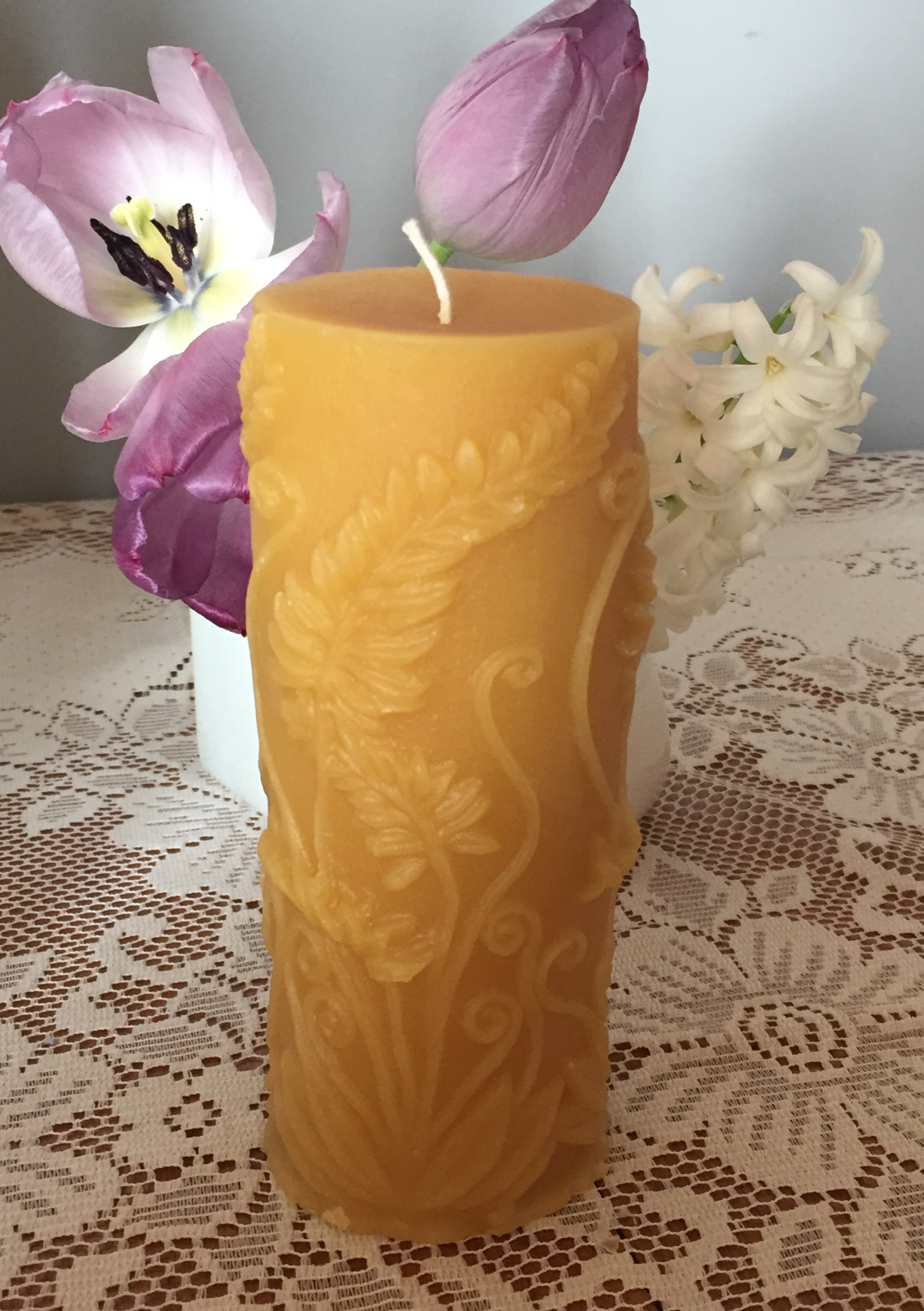 Rustic Fiddlehead Candle - Pioneer Spirit