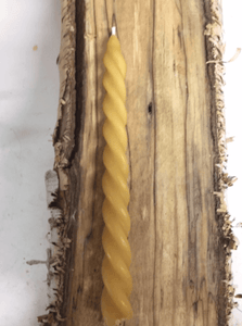 Spiral Tapers Beeswax Candles - Pioneer Spirit