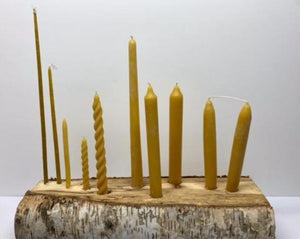 Spiral Tapers Beeswax Candles - Pioneer Spirit