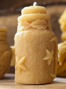 Star & Moon Potion Bottle Beeswax Candle - Pioneer Spirit