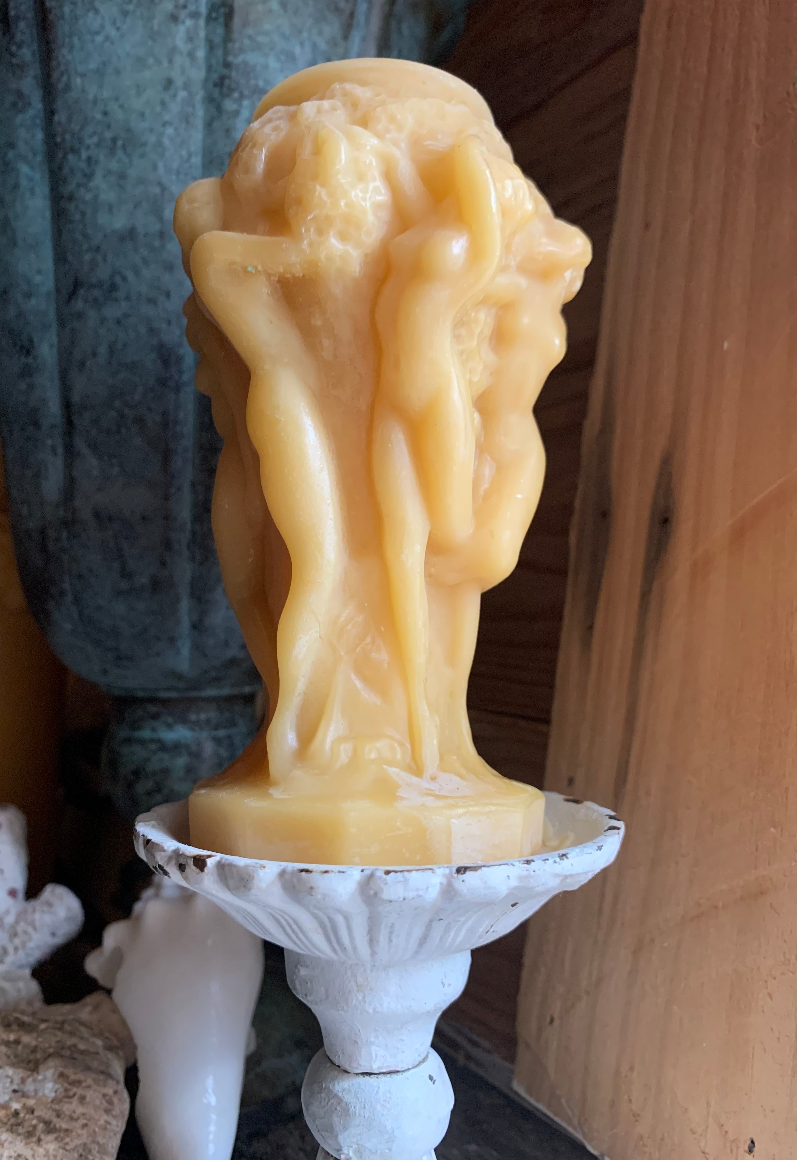 The Coven "a gathering of witches" Beeswax Canadle - Pioneer Spirit