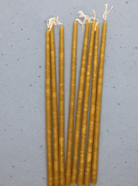 Thin Hand Dipped Beeswax Tapers - Pioneer Spirit