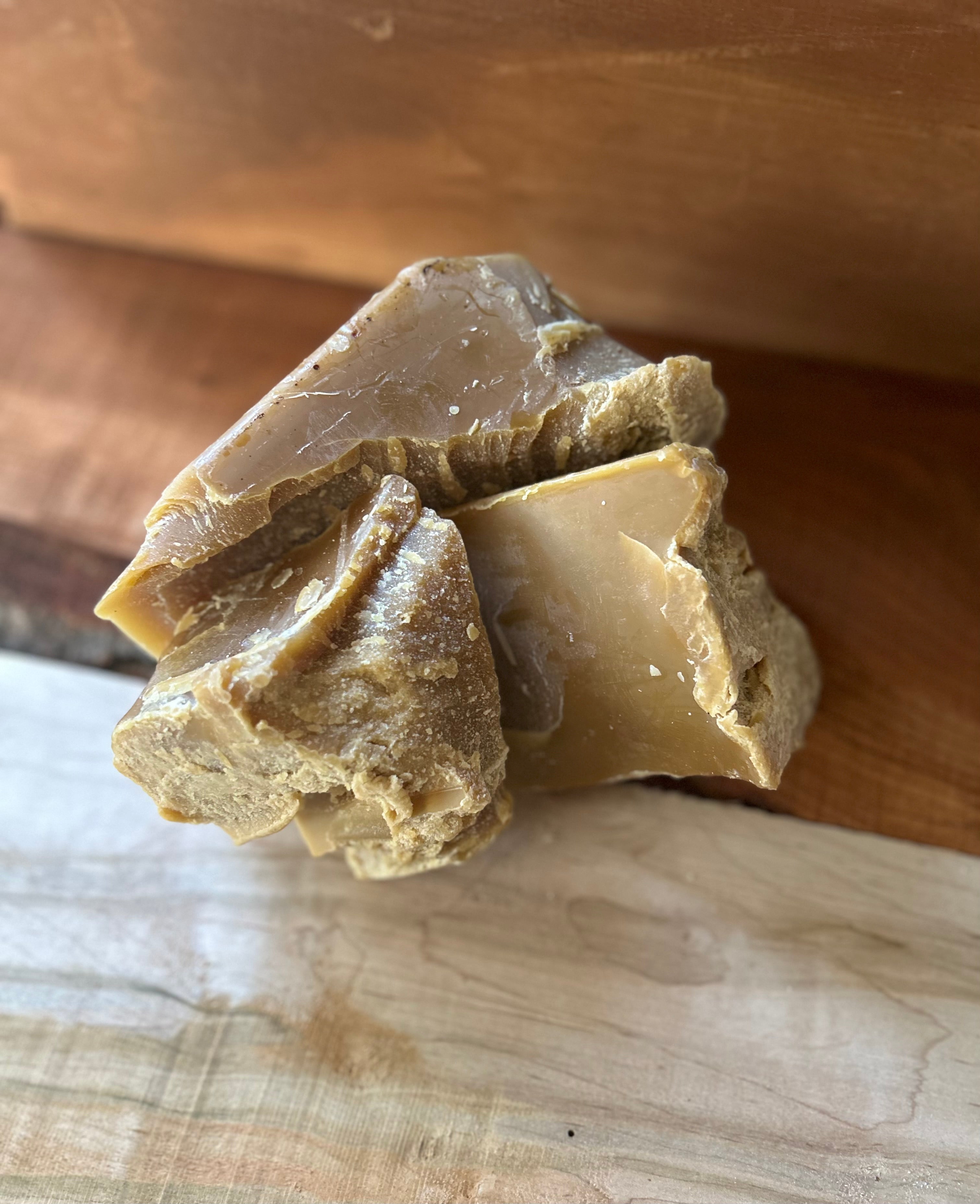 Yellow and White Candle / Cosmetic Grade Beeswax - Pioneer Spirit